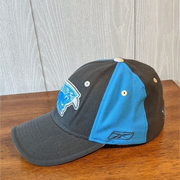 Carolina Panthers Fitted Hat OSFM NFL EUC Reebok - Picture 4 of 7